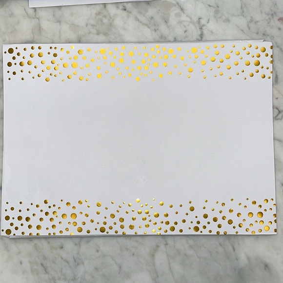 Telling 100 PCs gold papers mats for wedding, shower and birthday party - Picture 8 of 9